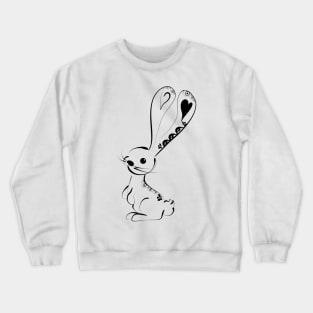 Cute Bunny Rabbit Crewneck Sweatshirt